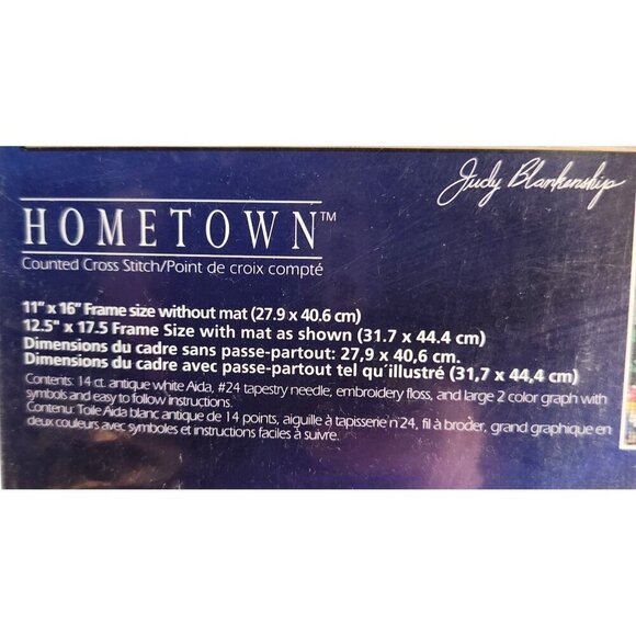 Hometown Counted Cross Stitch Kit 11" X 16" By Designs For The Needle Includes N - Picture 3 of 7